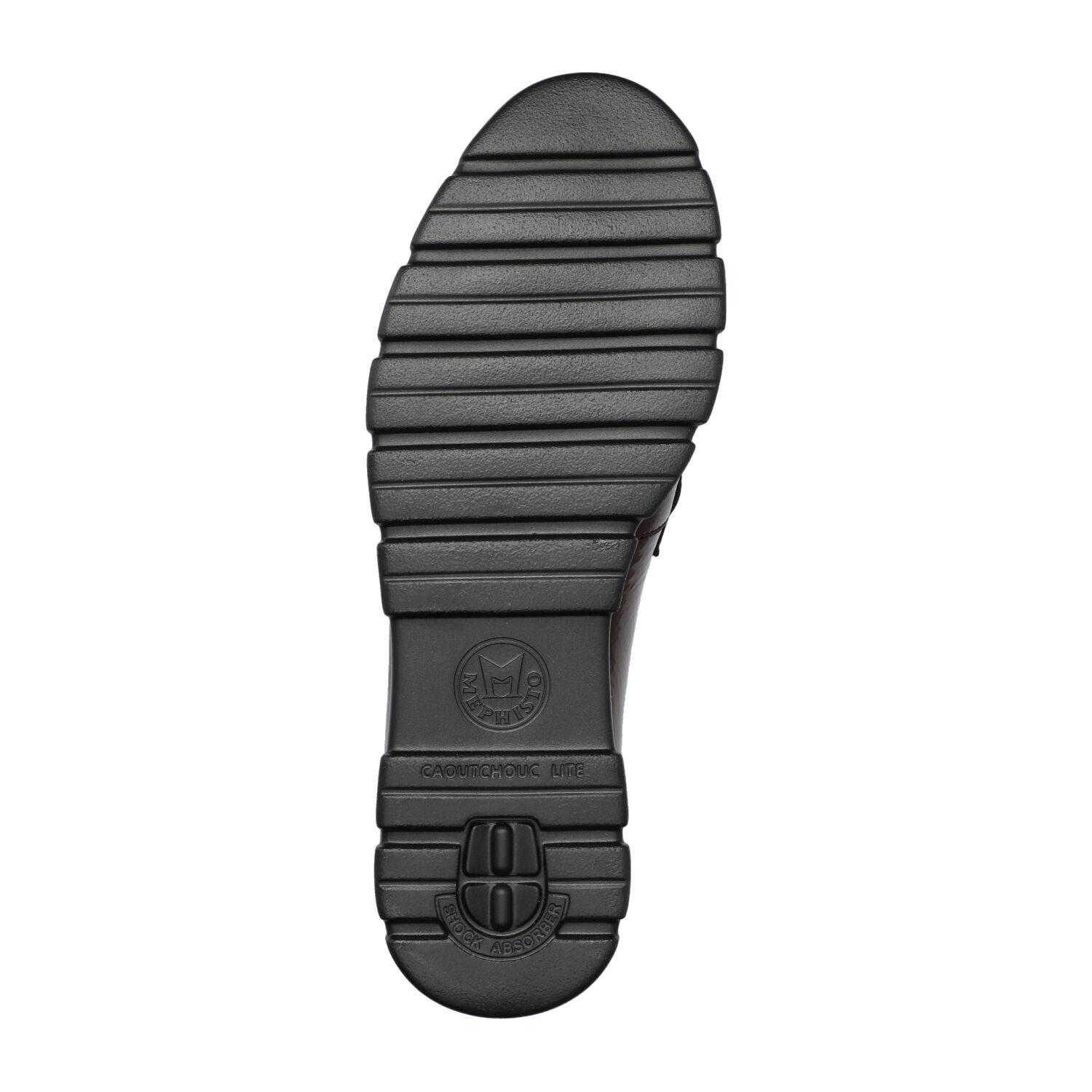 mocassins femme modèle Carlyne bordeaux - Mephisto